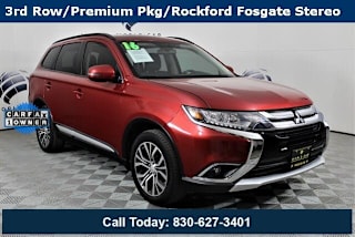 2016 Mitsubishi Outlander SEL JA4AD3A30GZ033616 2016 Mitsubishi Outlander SEL