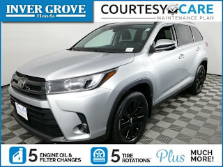 2019 Toyota Highlander SE 5TDJZRFH0KS921615 2019 Toyota Highlander SE