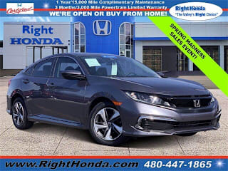 2019 Honda Civic LX 19XFC2F64KE044134 2019 Honda Civic LX