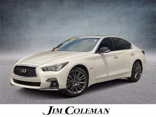 2018 Infiniti Q50 Red Sport 400 JN1FV7AR9JM481798 2018 Infiniti Q50 Red Sport 400