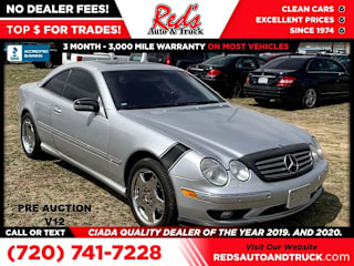 2001 Mercedes-Benz CL-Class CL 600 WDBPJ78J61A017140 2001 Mercedes-Benz CL-Class CL 600