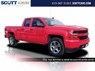 2018 Chevrolet Silverado 1500 Custom 1GCRCPEH6JZ217202 2018 Chevrolet Silverado 1500 Custom