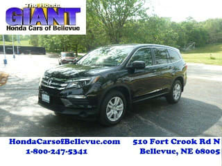2018 Honda Pilot LX 5FNYF6H10JB072580 2018 Honda Pilot LX