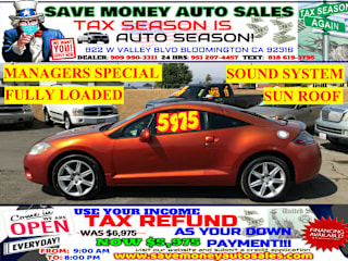 2007 Mitsubishi Eclipse 4A3AK64F27E069315 2007 Mitsubishi Eclipse