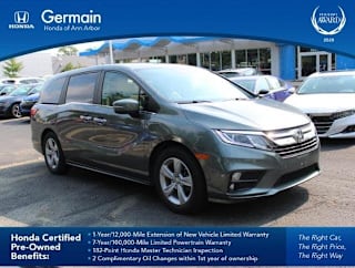 2019 Honda Odyssey EX-L 5FNRL6H78KB033531 2019 Honda Odyssey EX-L