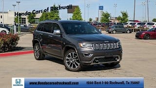 2018 Jeep Grand Cherokee Overland 1C4RJECG4JC480411 2018 Jeep Grand Cherokee Overland