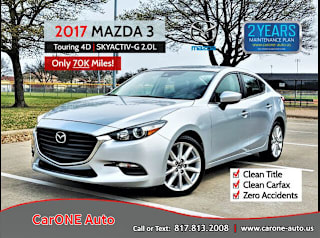 2017 Mazda Mazda3 Touring JM1BN1V74H1104793 2017 Mazda Mazda3 Touring