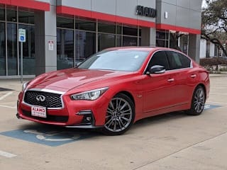 2018 Infiniti Q50 Red Sport 400 JN1FV7AP6JM461085 2018 Infiniti Q50 Red Sport 400