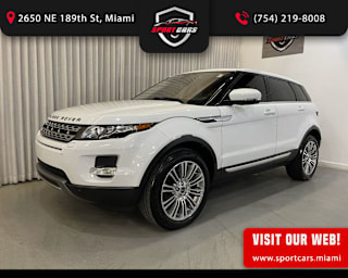 2012 Land Rover Range Rover Evoque Prestige SALVV2BG5CH684314 2012 Land Rover Range Rover Evoque Prestige