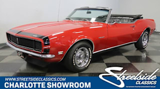 1968 Chevrolet Camaro RS Convertible 124678N458655 1968 Chevrolet Camaro RS Convertible