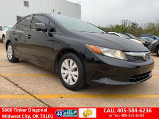 2012 Honda Civic LX 2HGFB2F52CH333210 2012 Honda Civic LX