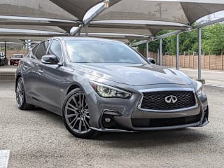 2018 Infiniti Q50 Red Sport 400 JN1FV7AP3JM461061 2018 Infiniti Q50 Red Sport 400