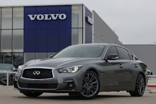 2018 Infiniti Q50 Red Sport 400 JN1FV7APXJM460523 2018 Infiniti Q50 Red Sport 400