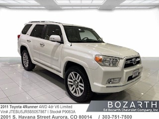 2011 Toyota 4Runner Limited JTEBU5JR5B5057867 2011 Toyota 4Runner Limited