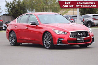 2018 Infiniti Q50 Red Sport 400 JN1FV7AP4JM640077 2018 Infiniti Q50 Red Sport 400