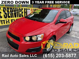 2015 Chevrolet Sonic LT Auto 1G1JC5SH4F4117750 2015 Chevrolet Sonic LT Auto