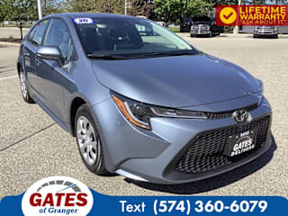 2020 Toyota Corolla LE 5YFEPRAE4LP011707 2020 Toyota Corolla LE