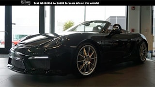 2016 Porsche Boxster Spyder WP0CC2A83GS152454 2016 Porsche Boxster Spyder