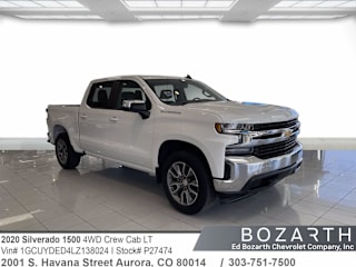 2020 Chevrolet Silverado 1500 LT 1GCUYDED4LZ138024 2020 Chevrolet Silverado 1500 LT