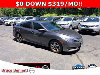 2018 Honda Civic EX 2HGFC2F7XJH529634 2018 Honda Civic EX