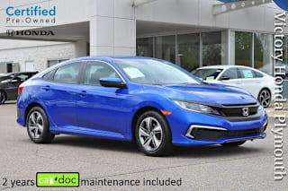 2019 Honda Civic LX 2HGFC2F64KH569622 2019 Honda Civic LX