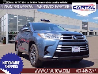 2019 Toyota Highlander LE 5TDBZRFHXKS747234 2019 Toyota Highlander LE