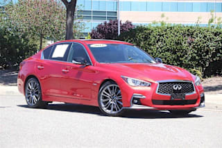 2018 Infiniti Q50 Red Sport 400 JN1FV7AP8JM460567 2018 Infiniti Q50 Red Sport 400