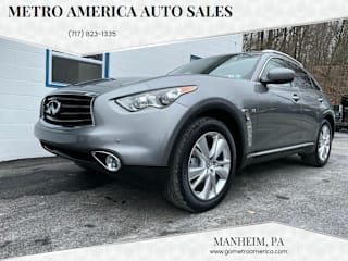 2014 Infiniti QX70 Base JN8CS1MW6EM410513 2014 Infiniti QX70 Base
