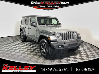 2018 Jeep Wrangler Unlimited Sport 1C4HJXDG5JW255001 2018 Jeep Wrangler Unlimited Sport