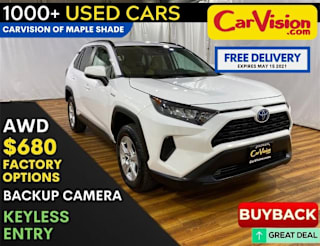 2019 Toyota RAV4 Hybrid LE 2T3MWRFV9KW031205 2019 Toyota RAV4 Hybrid LE