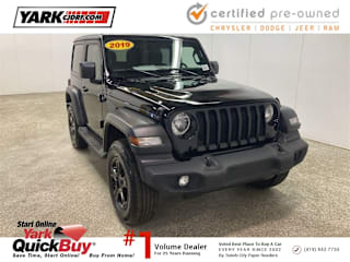 2019 Jeep Wrangler Sport 1C4GJXAG1KW516691 2019 Jeep Wrangler Sport