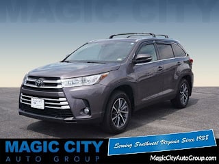 2019 Toyota Highlander XLE 5TDJZRFHXKS582491 2019 Toyota Highlander XLE