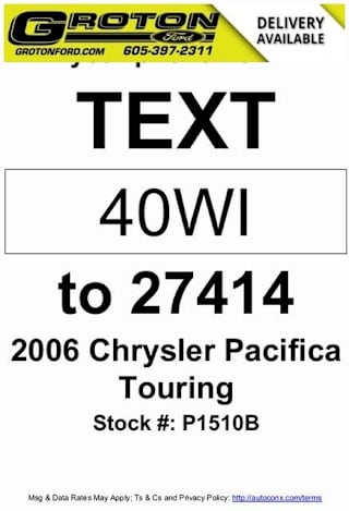 2006 Chrysler Pacifica Touring 2A8GM68466R839087 2006 Chrysler Pacifica Touring