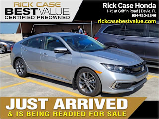 2019 Honda Civic EX JHMFC1F33KX003315 2019 Honda Civic EX