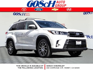 2018 Toyota Highlander XLE 5TDKZRFH7JS538810 2018 Toyota Highlander XLE