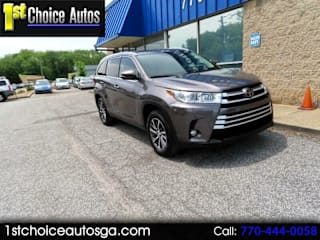 2019 Toyota Highlander XLE 5TDKZRFHXKS552377 2019 Toyota Highlander XLE