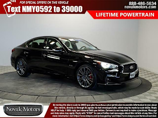 2018 Infiniti Q50 Red Sport 400 JN1FV7AR6JM480592 2018 Infiniti Q50 Red Sport 400
