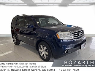 2013 Honda Pilot Touring 5FNYF4H98DB039745 2013 Honda Pilot Touring
