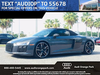 2018 Audi R8 5.2 quattro V10 Plus Spyder WUA4BCFX4J7901045 2018 Audi R8 5.2 quattro V10 Plus Spyder
