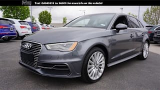 2016 Audi A3 Sportback e-tron 1.4T Premium Plus WAUTPBFF2GA049315 2016 Audi A3 Sportback e-tron 1.4T Premium Plus