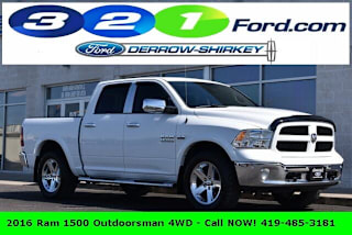 2016 Ram Pickup 1500 Outdoorsman 1C6RR7LT7GS351957 2016 Ram Pickup 1500 Outdoorsman