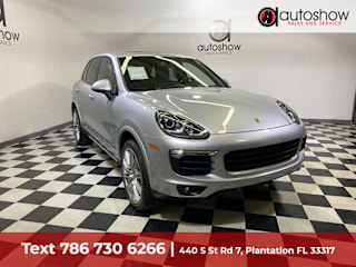 2017 Porsche Cayenne Platinum Edition WP1AA2A2XHKA82752 2017 Porsche Cayenne Platinum Edition