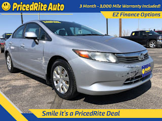 2012 Honda Civic LX 19XFB2F53CE020175 2012 Honda Civic LX