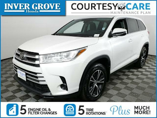 2019 Toyota Highlander LE 5TDBZRFH5KS944814 2019 Toyota Highlander LE