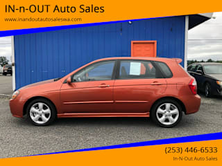 2008 Kia Spectra Spectra5 SX KNAFE161285011787 2008 Kia Spectra Spectra5 SX