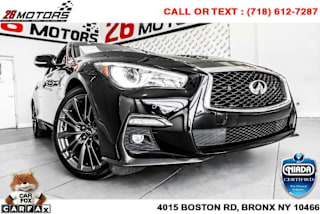 2018 Infiniti Q50 Red Sport 400 JN1FV7AR8JM480576 2018 Infiniti Q50 Red Sport 400