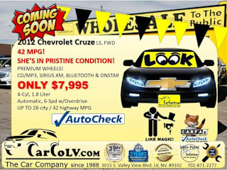 2012 Chevrolet Cruze 1G1PC5SH8C7320113 2012 Chevrolet Cruze