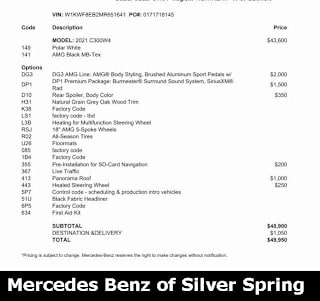 2021 Mercedes-Benz C-Class C 300 4MATIC W1KWF8EB2MR651641 2021 Mercedes-Benz C-Class C 300 4MATIC