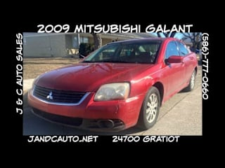 2009 Mitsubishi Galant Sport Edition 4A3AB36F79E026314 2009 Mitsubishi Galant Sport Edition