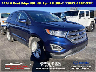 2016 Ford Edge SEL 2FMPK3J99GBC41499 2016 Ford Edge SEL
